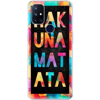 iSaprio Hakuna Matata 01 pro OnePlus Nord N10 5G (haku01-TPU3-OPn10)