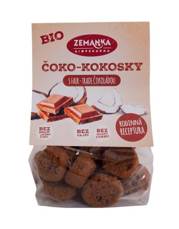 Zemanka Biopekárna BIO čoko-kokosky s fairtrade čokoládou 100 g