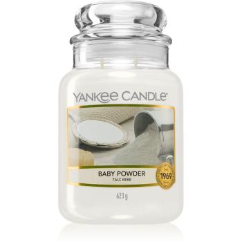 Yankee Candle Baby Powder vonná svíčka Classic malá 623 g