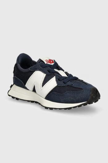 Dětské sneakers boty New Balance 327 tmavomodrá barva, PH327CNW