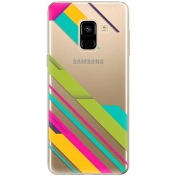 iSaprio Color Stripes 03 pro Samsung Galaxy A8 2018 (colst03-TPU2-A8-2018)