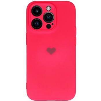 Vennus Valentýnské pouzdro Heart pro iPhone 13 Pro Max - fuchsiové (TT4316)