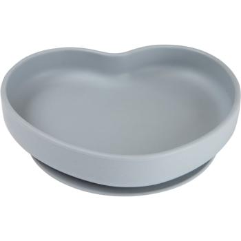 canpol babies Heart talíř s přísavkou Grey 1 ks