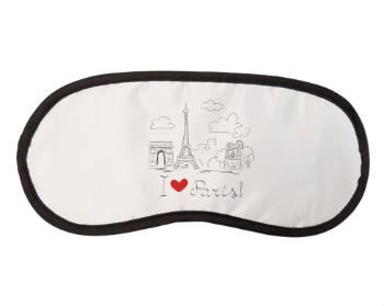 Maska na spaní - škraboška I Love Paris