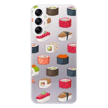 Odolné silikonové pouzdro iSaprio - Sushi Pattern - Samsung Galaxy A14 / A14 5G