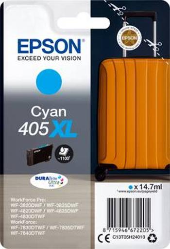 Epson Inkoustová kazeta 405XL originál Single azurová C13T05H24010