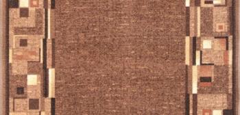 Associated Weavers koberce Protiskluzový běhoun na míru Bombay 44 s obšitím - šíře 67 cm s obšitím Hnědá