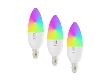 Smart sada LED žárovek E14 6W RGB+CCT IMMAX NEO 07716C WiFi Tuya