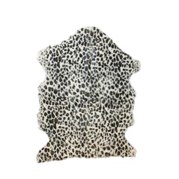 Koberec kozí kůže leopard hnědý (capra aegagrus hircus) - 60*90*2cm QXVGLB