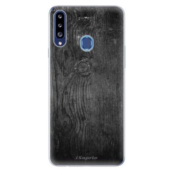 Odolné silikonové pouzdro iSaprio - Black Wood 13 - Samsung Galaxy A20s