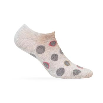 Dívčí kotníkové ponožky WOLA PUNTÍKY šedé Velikost: 39-41