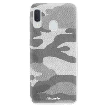 Odolné silikonové pouzdro iSaprio - Gray Camuflage 02 - Samsung Galaxy A20e