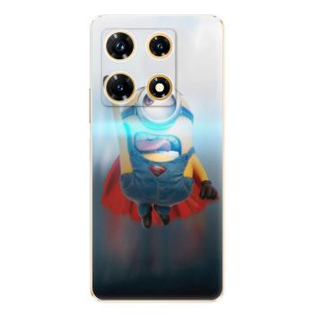 Odolné silikonové pouzdro iSaprio - Mimons Superman 02 - Infinix Note 30 PRO