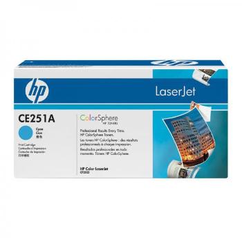 HP CE251A - originální toner HP 504A, azurový, 7000 stran