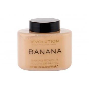 Makeup Revolution London Baking Powder 32 g pudr pro ženy Banana