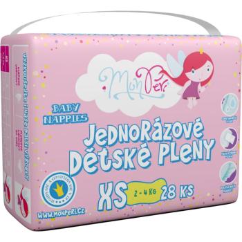 MonPeri Klasik Size XS jednorázové pleny 2-4 kg 28 ks