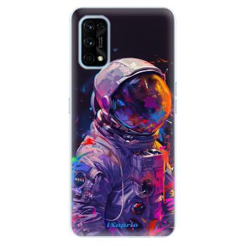 Odolné silikonové pouzdro iSaprio - Neon Astronaut - Realme 7 Pro