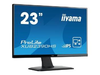 Iiyama LCD XUB2390HS-B1 23''LED,IPS,5ms,VGA/DVI/HDMI,repro,1920x1080,HAS,pivot,č, XUB2390HS-B1