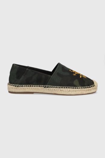 Espadrilky Polo Ralph Lauren Cevio zelená barva