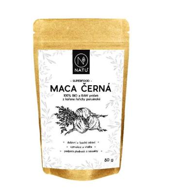 NATU Maca černá BIO prášek 80 g