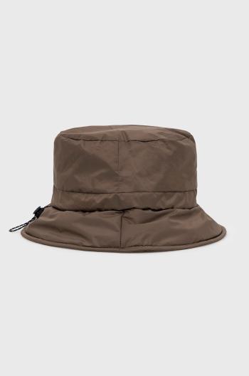 Klobouk Rains 20040 Padded Nylon Bucket Hat hnědá barva