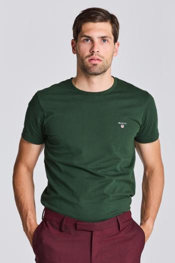 TRIČKO GANT ORIGINAL SLIM T-SHIRT zelená L