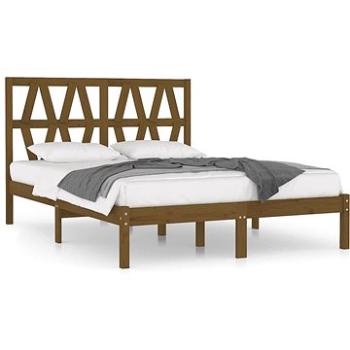 Rám postele medově hnědý masivní borovice 120 × 200 cm, 3103996 (3103996)