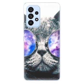 Odolné silikonové pouzdro iSaprio - Galaxy Cat - Samsung Galaxy A53 5G