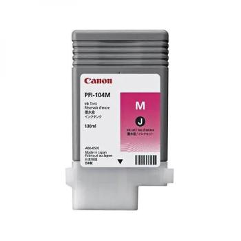CANON PFI-104 M - originální cartridge, purpurová, 130ml