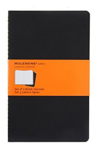 Moleskine - Notes 3ks - černý, linkovaný L