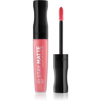 Rimmel Stay Matte matná tekutá rtěnka odstín 600 Coral Sass 5.5 ml