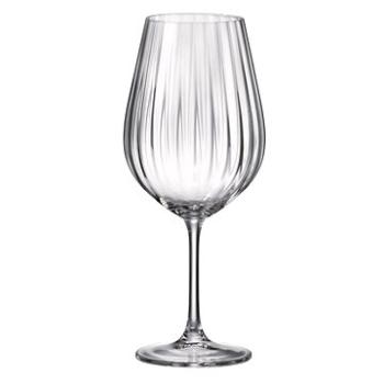 BOHEMIA ROYAL CRYSTAL Sklenice na červené víno 6 ks 690 ml Sarah optic (8595135532578)