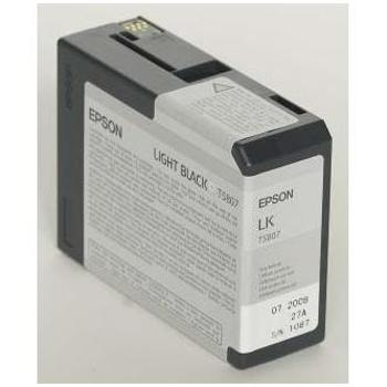 EPSON T5807 (C13T580700) - originální cartridge, světle černá, 80ml
