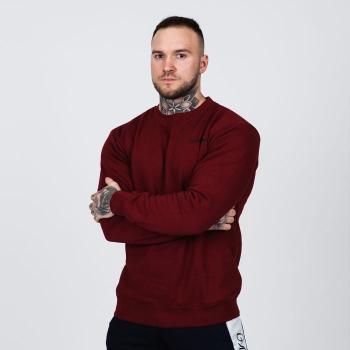 Mikina Basic Jumper Burgundy XXXL - GymBeam