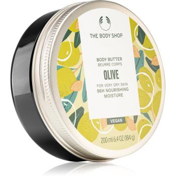 The Body Shop Olive intenzivně hydratační tělové máslo pro velmi suchou pokožku 200 ml