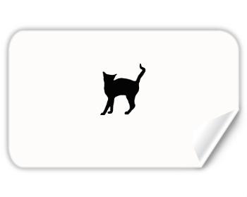 Samolepka vlastní tvar - 5ks Kočka - Líza