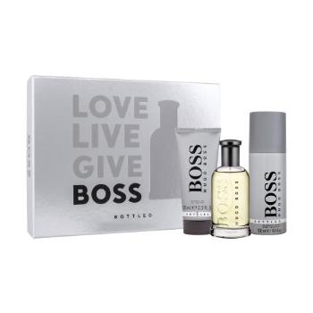 HUGO BOSS Boss Bottled dárková kazeta toaletní voda 100 ml + sprchový gel 100 ml + deodorant 150 ml pro muže