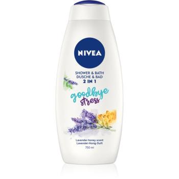 Nivea Goodbye Stress Sprchový gel a pěna do koupele 750 ml