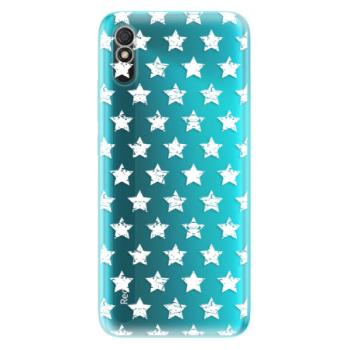 Odolné silikonové pouzdro iSaprio - Stars Pattern - white - Xiaomi Redmi 9A