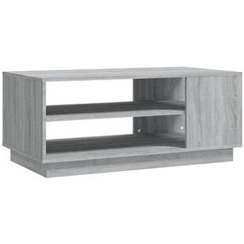 SHUMEE Konferenční stolek šedý sonoma 102 × 55 × 43 cm dřevotříska, 813084 (813084)