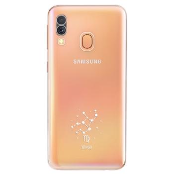 Odolné silikonové pouzdro iSaprio - čiré - Panna - Samsung Galaxy A40