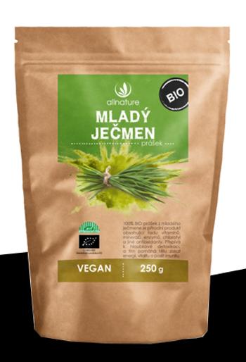 Allnature Zelený ječmen prášek BIO 250 g