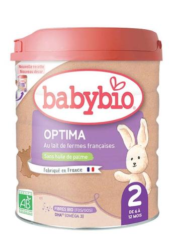 BABYBIO OPTIMA 2 kojenecké bio mléko (800 g)