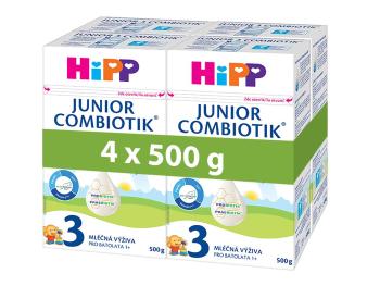 HiPP MLÉKO 3 JUNIOR Combiotik 4 x 500 g