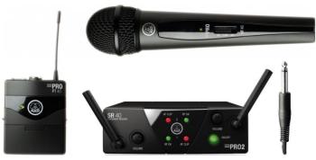 AKG WMS40 Mini2 Vocal/Instrumental Dual Bezdrátový systém US45A: 660.7MHz + US45C: 662.3MHz