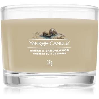 Yankee Candle Amber & Sandalwood votivní svíčka 37 g