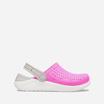 Crocs LiteRide Clog K 205964 ELECTRIC PINK/WHITE