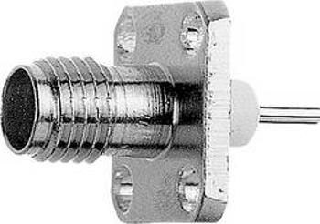 SMA konektor Telegärtner J01151A0641 - přírubová zásuvka, 50 Ω, 1 ks