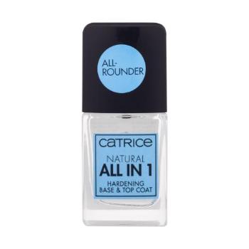 Catrice Natural All In 1 Hardening Base & Top Coat 10,5 ml péče o nehty pro ženy