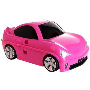 Dětský kufr AUTO (růžová), PD Toys 1704, 49 x 27 x 21cm (8594206311791)